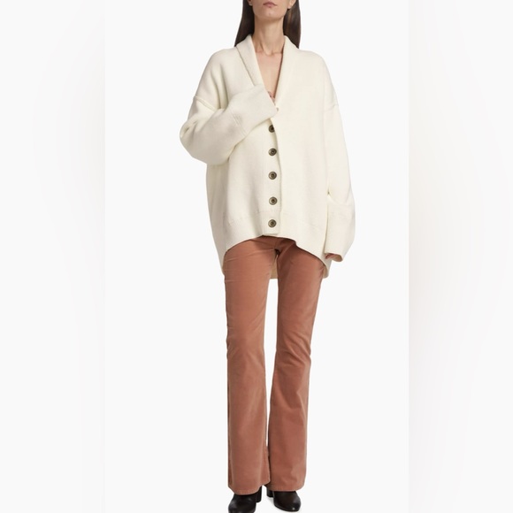 🌻🆕FREE PEOPLE We The Free Jayde Cord Flare Jeans-Sunburn Color - Picture 10 of 16